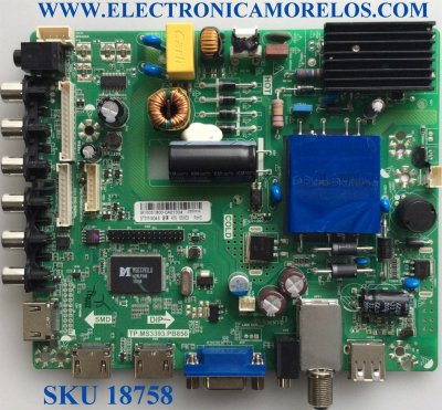 MAIN / FUENTE / (COMBO) / APEX B15051800 / TP.MS3393.PB855 / F50TPMS3393PB855001 / E157925 / PANEL ST3151A04-8 / MODELO LE32D5DVD